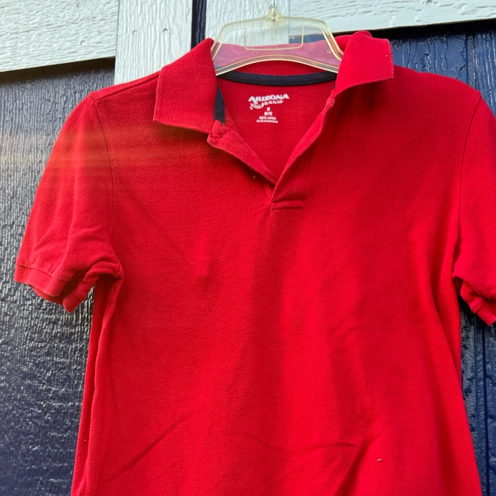 Arizona Jean Company Vibrant Red Polo Shirt